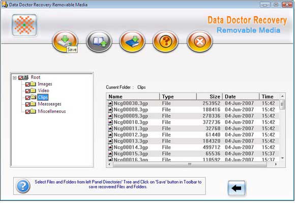 Data Doctor Recovery USB Storage Media screen shot
